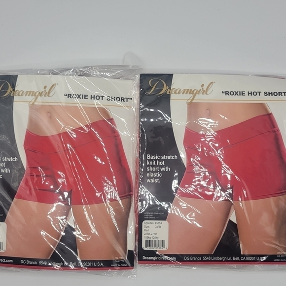 NWT Dream Girl Roxie hot shorts x 2 size 3x/4x - Picture 13 of 14